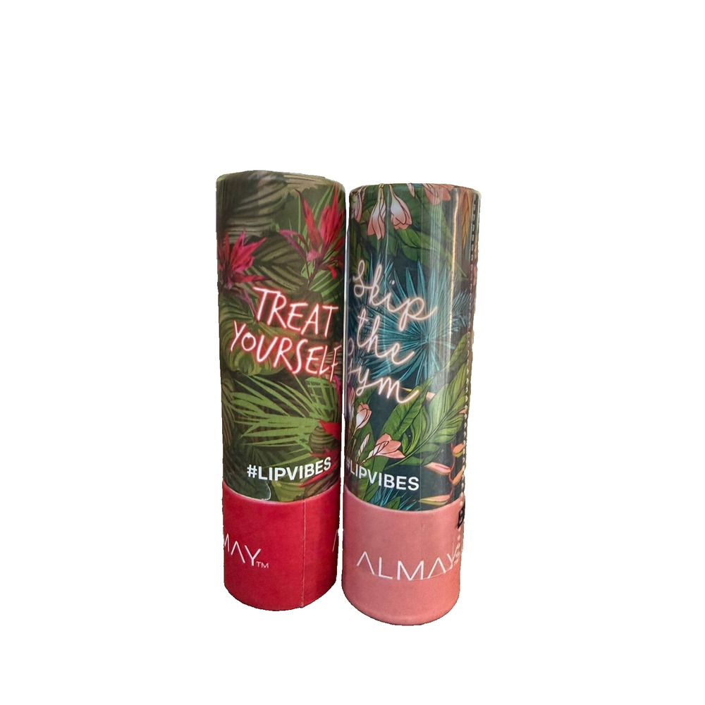 Almay Lip Vibes Lipstick Skip The Gym & Treat Yourself Set of 2 New